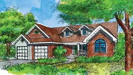 image of small farmhouse plan 6546